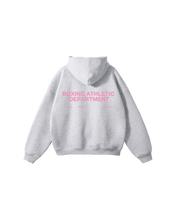 Load image into Gallery viewer, Boxing Athletic Dept Hoodie - Grey Marle/Pink