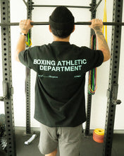 Load image into Gallery viewer, Boxing Athletic Dept Tee - Vintage Black/Tiff Blue