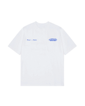 Load image into Gallery viewer, Boxing Athletic Dept Tee - Vintage White/Cobalt Blue