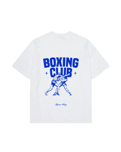 Load image into Gallery viewer, Boxing Club Tee - Vintage White/Cobalt Blue