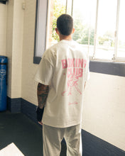 Load image into Gallery viewer, Boxing Club Tee - Pink Print Vintage White