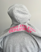 Load image into Gallery viewer, Boxing Athletic Dept Hoodie - Grey Marle/Pink
