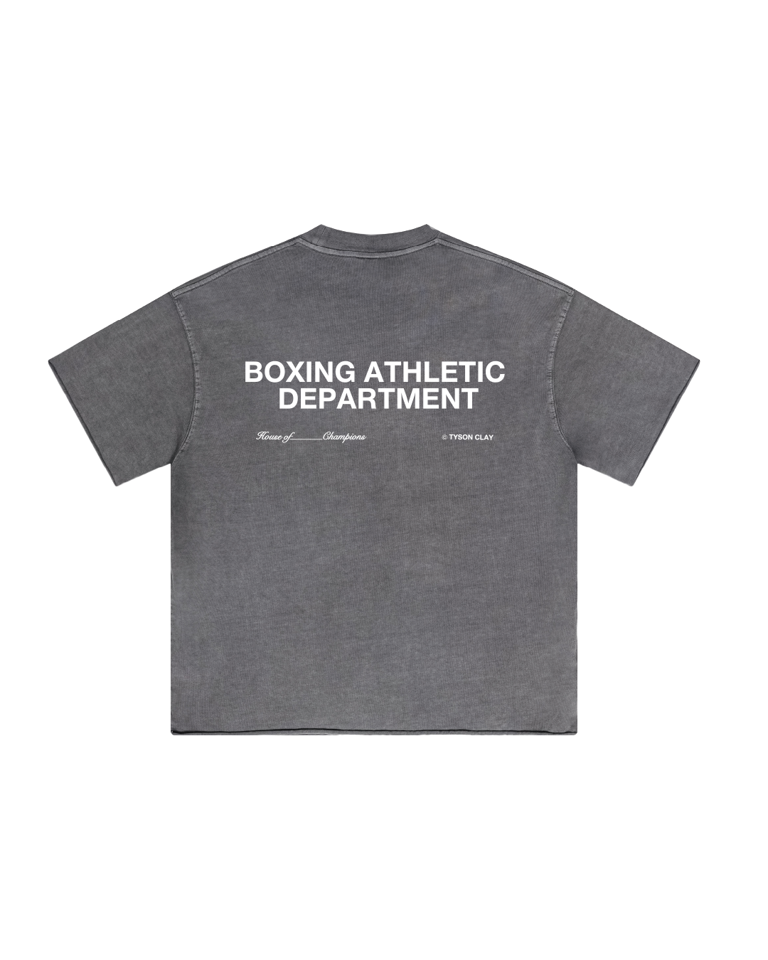 Boxing Athletic Dept Tee - Washed Grey