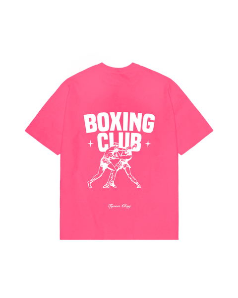 Boxing Club Tee - Pink