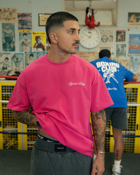 Boxing Club Tee - Pink