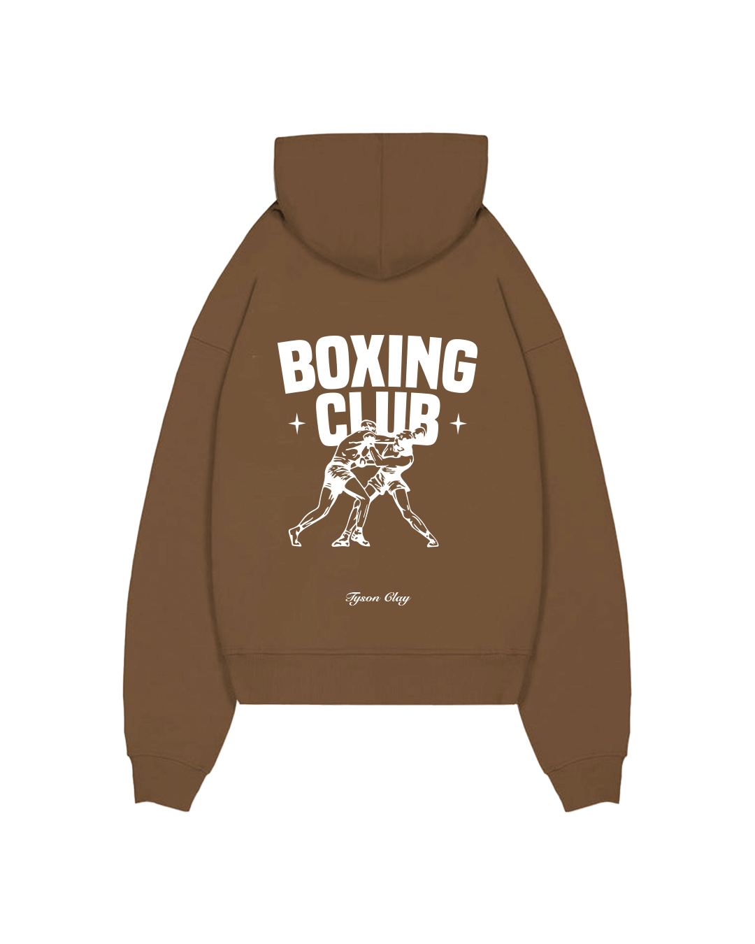 Boxing Club Hoodie - Washed Brown