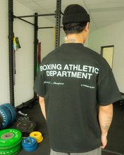 Load image into Gallery viewer, Boxing Athletic Dept Tee - Vintage Black/Tiff Blue
