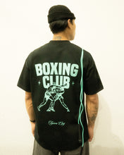 Load image into Gallery viewer, Boxing Club Tee - Vintage Black/Tiff Blue
