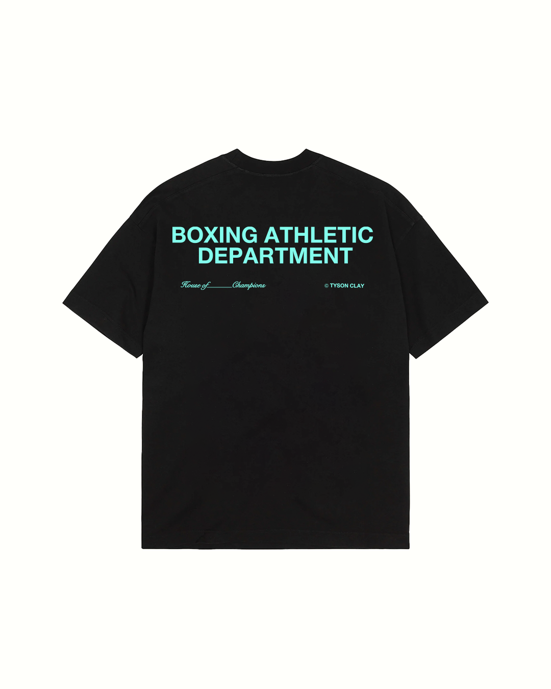 Boxing Athletic Dept Tee - Vintage Black/Tiff Blue