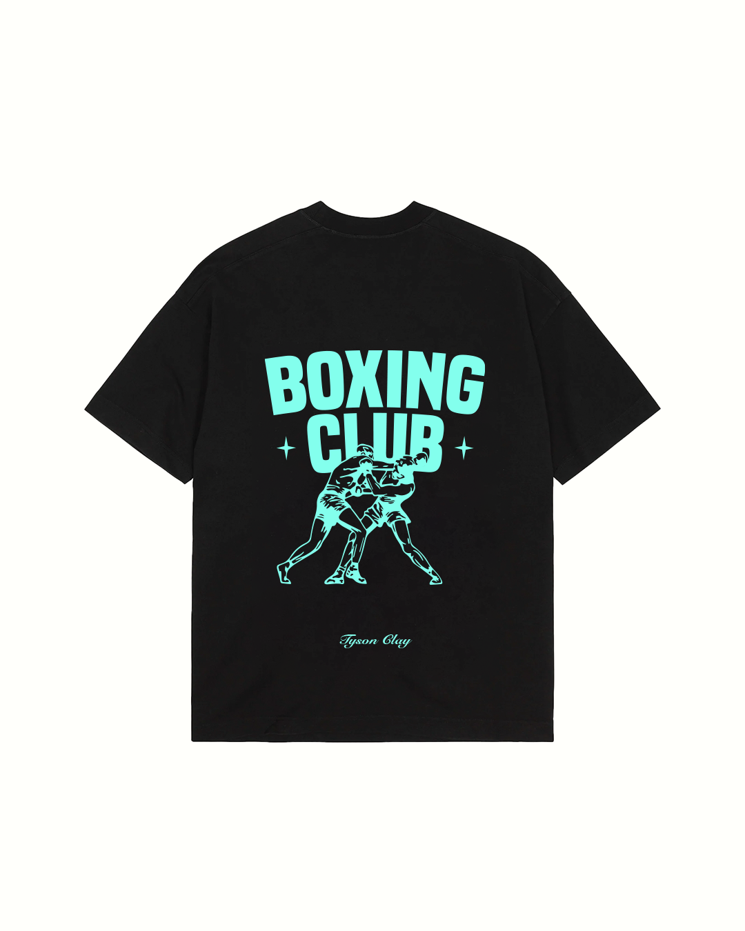Boxing Club Tee - Vintage Black/Tiff Blue