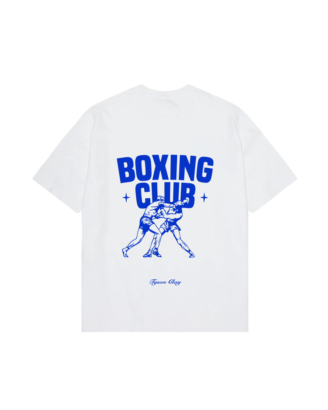 Boxing Club Tee - Vintage White/Cobalt Blue