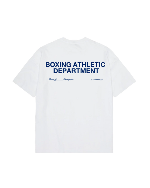 Boxing Athletic Dept Tee - Vintage White