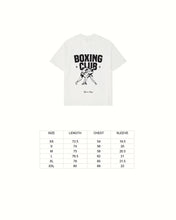 Load image into Gallery viewer, Boxing Club Tee - Pink Print Vintage White
